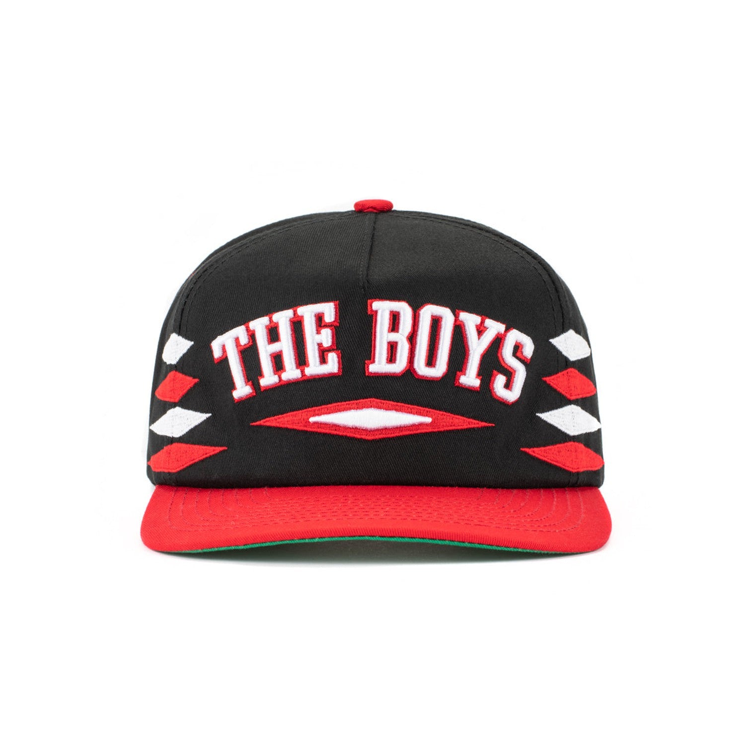 The Boys Diamond Retro Hat | Bussin' with The Boys Black/Red