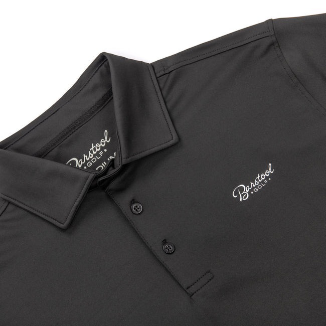 Barstool Golf Script Solid Polo-Polos-Fore Play-Barstool Sports
