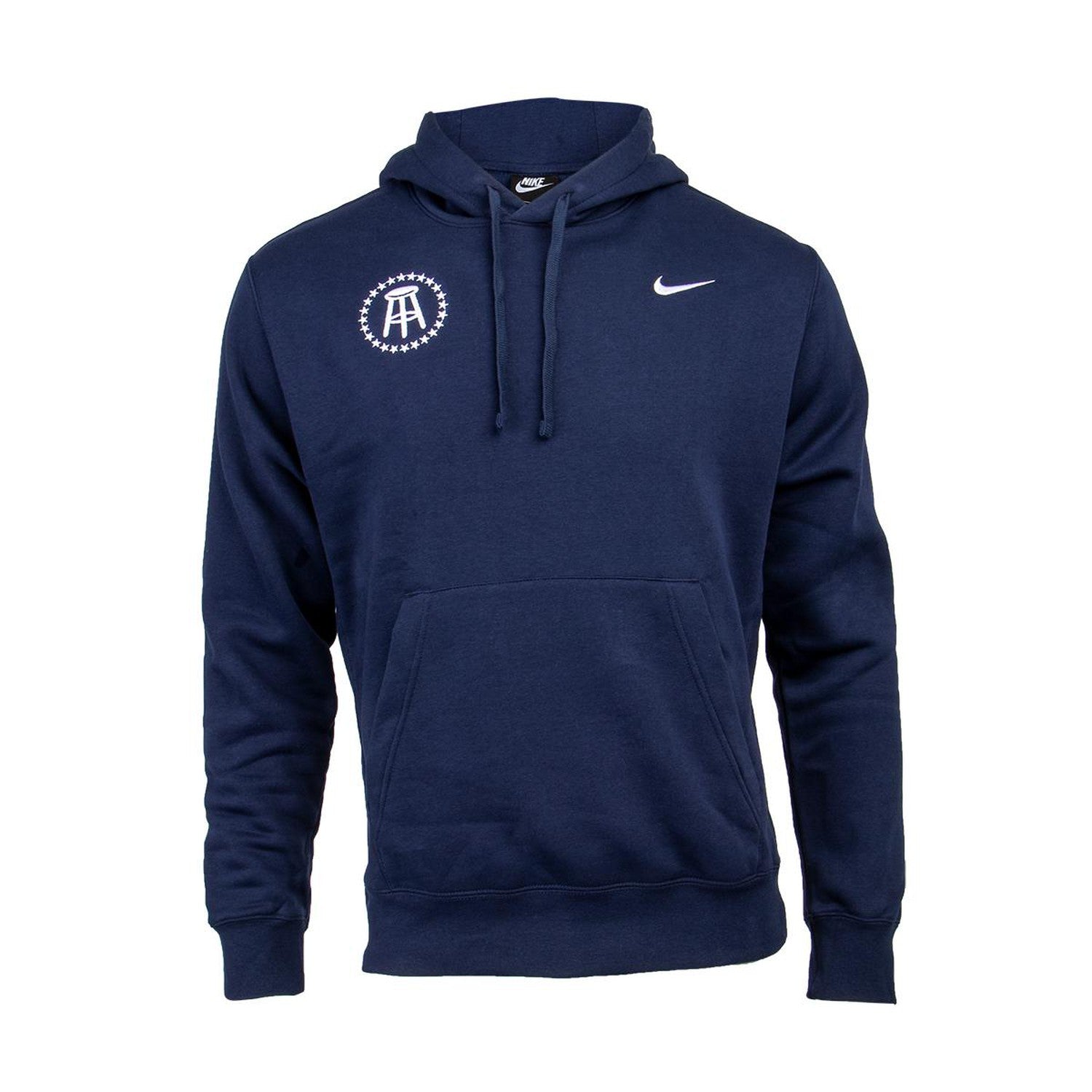 Barstool Nike Men's Sportswear Club Fleece Pullover Hoodie-Hoodies & Sweatshirts-Barstool Sports-Navy-S-Barstool Sports
