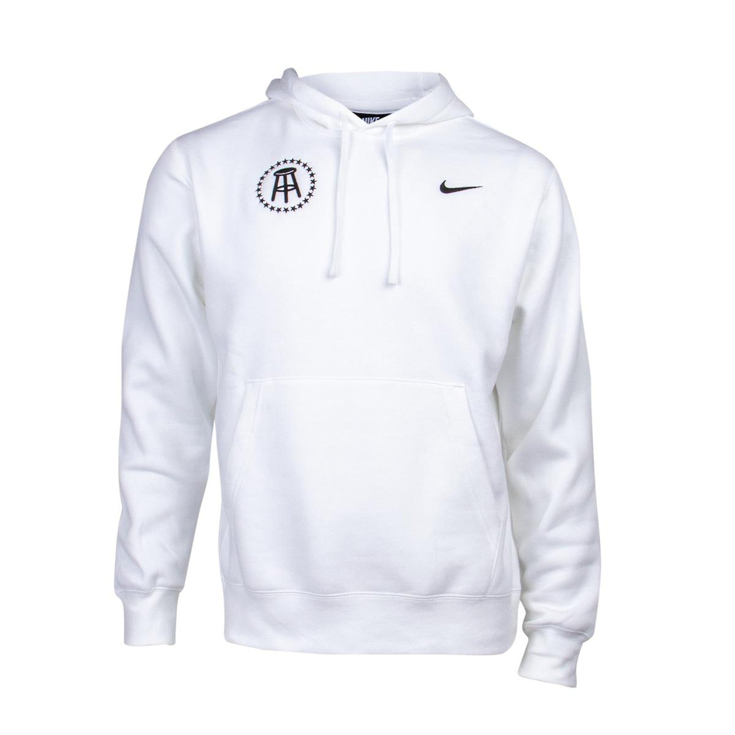 Barstool Nike Men's Sportswear Club Fleece Pullover Hoodie-Hoodies-Barstool Sports-White-S-Barstool Sports