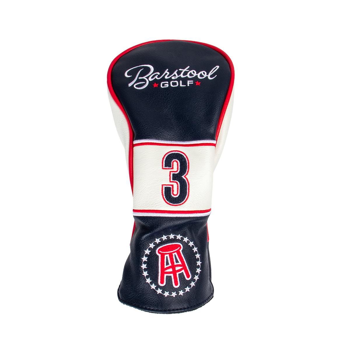 Barstool Golf Fairway Headcover-Golf Accessories-Fore Play-Navy-One Size-Barstool Sports