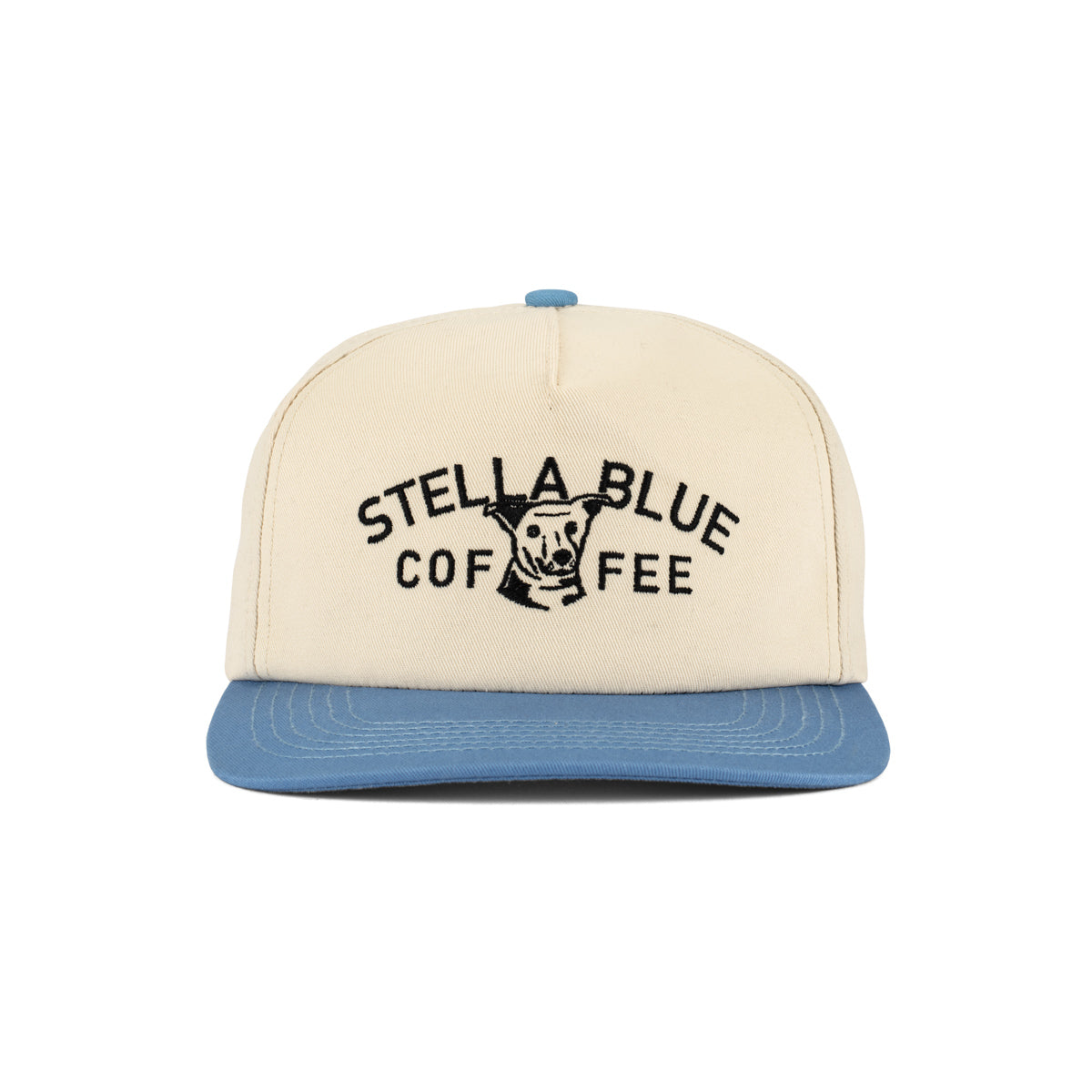 Stella Blue Coffee Retro Snapback Hat-Hats-Stella Blue Coffee-Cream-One Size-Barstool Sports
