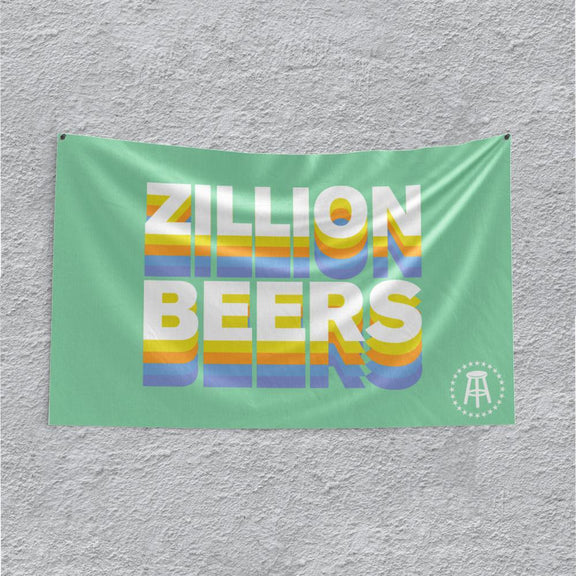Zillion Beers Flag-Flags-Barstool Sports-Barstool Sports