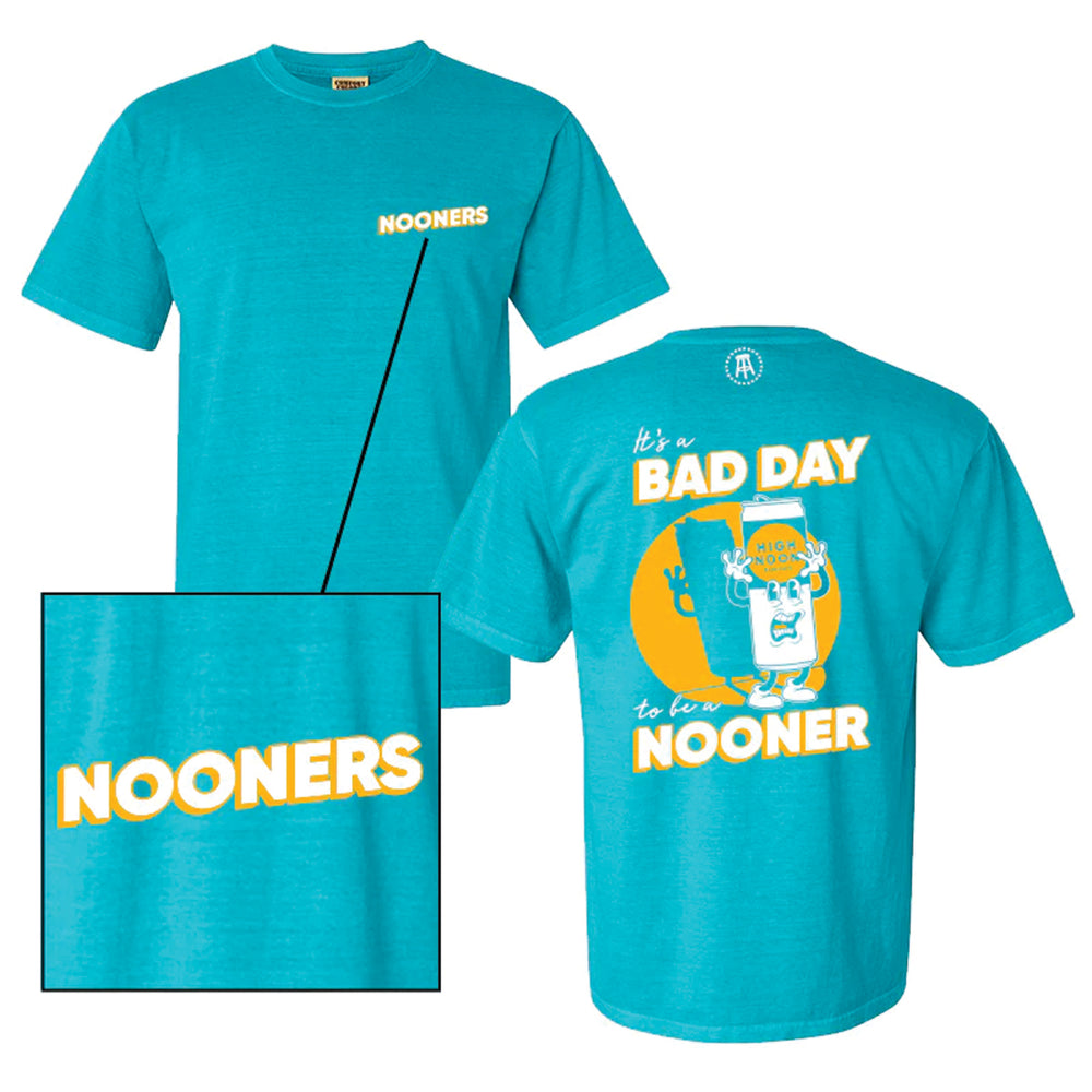 Bad Day To Be A Nooner Tee-T-Shirts-Nooners-Blue-S-Barstool Sports