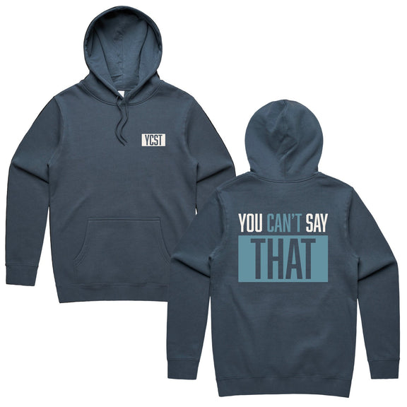 You Can't Say That Hoodie-Hoodies & Sweatshirts-The Pat Bev Podcast with Rone-Barstool Sports