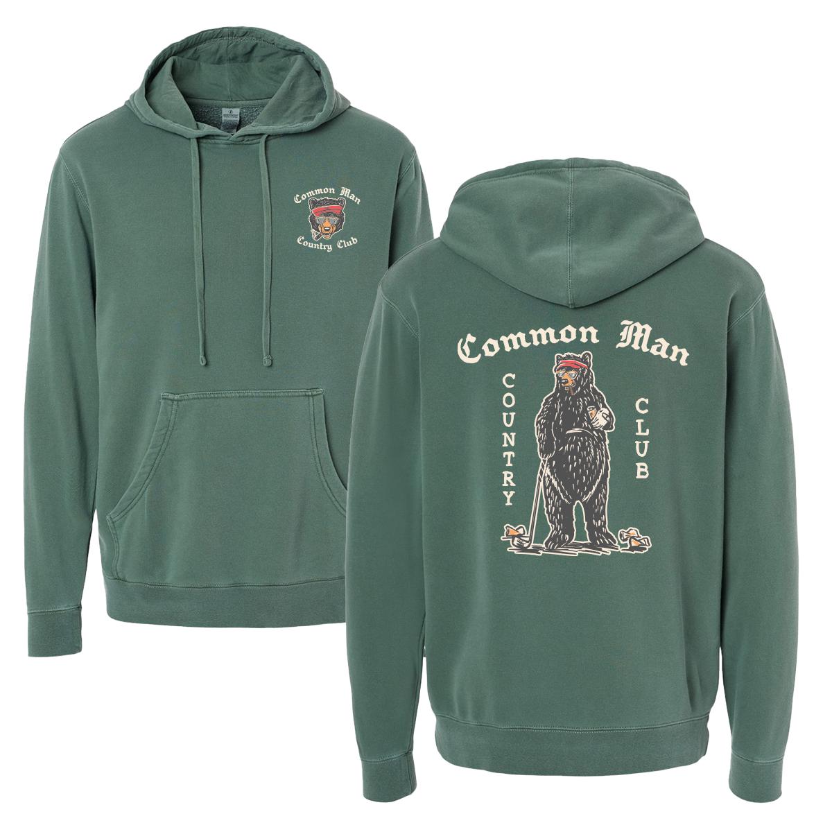 Common Man Country Club Hoodie-Hoodies-Fore Play-Green-S-Barstool Sports