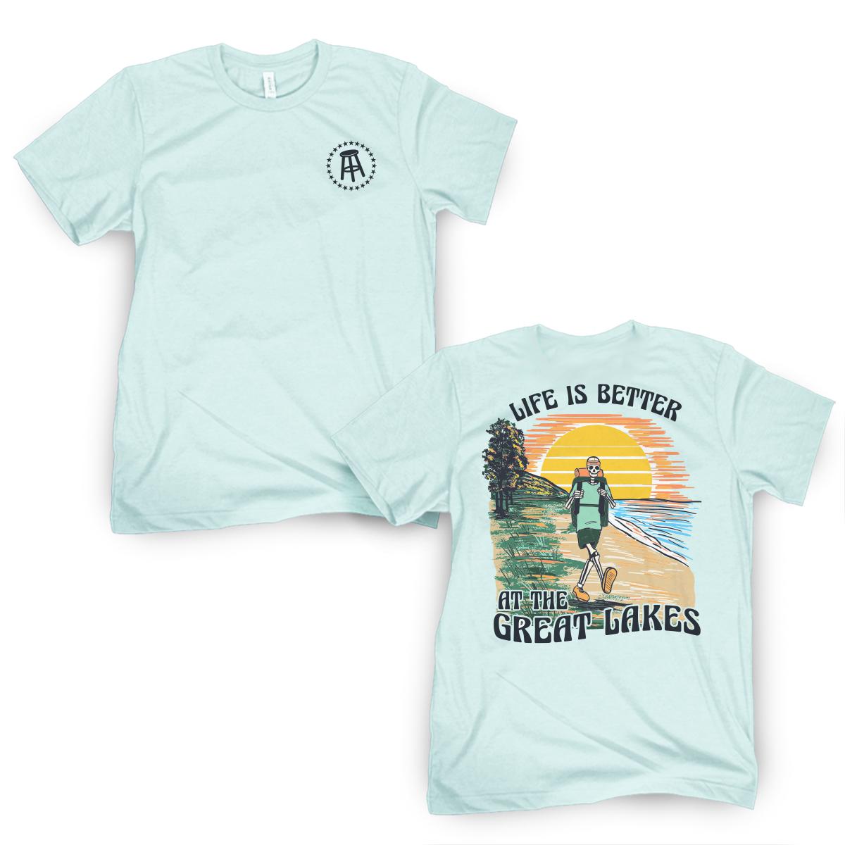 Life Is Better Great Lakes Tee-T-Shirts-Barstool Sports-XS-Barstool Sports
