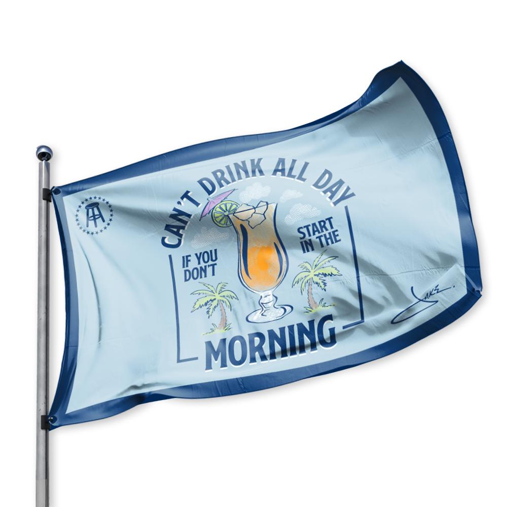 Morning Flag-Flags-Barstool Sports-One Size-Light Blue-Barstool Sports