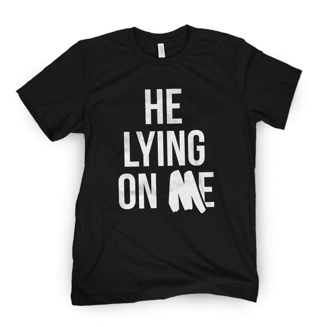 Lying On Me Tee-T-Shirts-Million Dollaz Worth of Game-Black-S-Barstool Sports