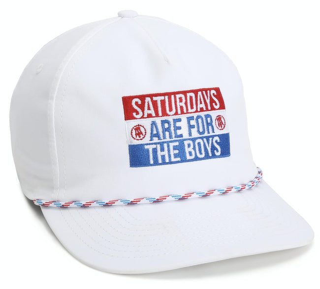 SAFTB Imperial Rope Snapback Hat-Hats-SAFTB-White-OS-Barstool Sports