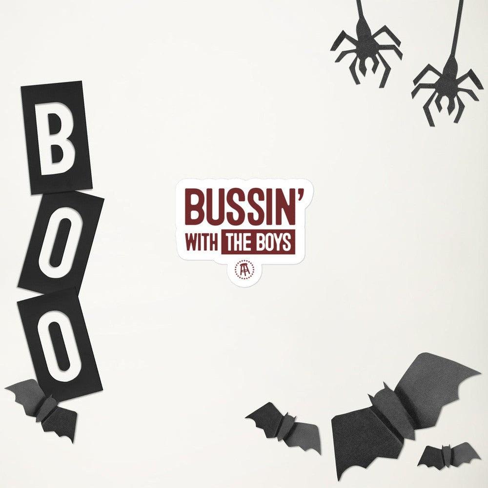 Bussin' With The Boys Sticker-Stickers-Bussin With The Boys-Barstool Sports