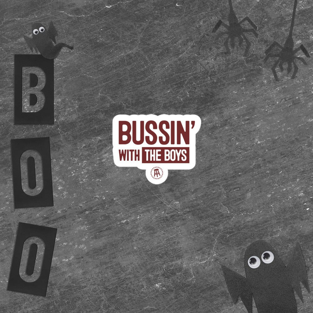 Bussin' With The Boys Sticker-Stickers-Bussin With The Boys-Barstool Sports