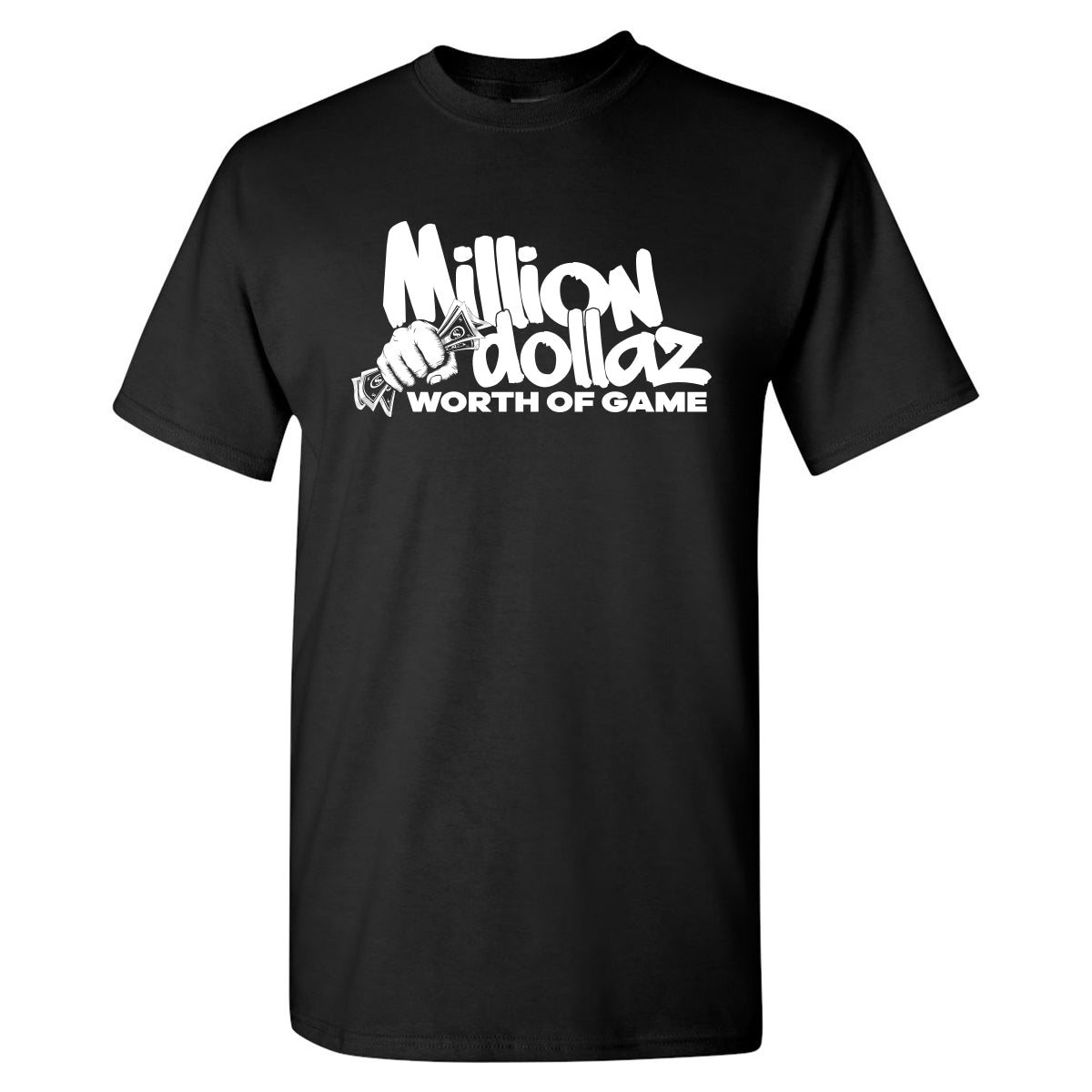 Million Dollaz Worth Of Game Logo Tee-T-Shirts-Million Dollaz Worth of Game-Barstool Sports