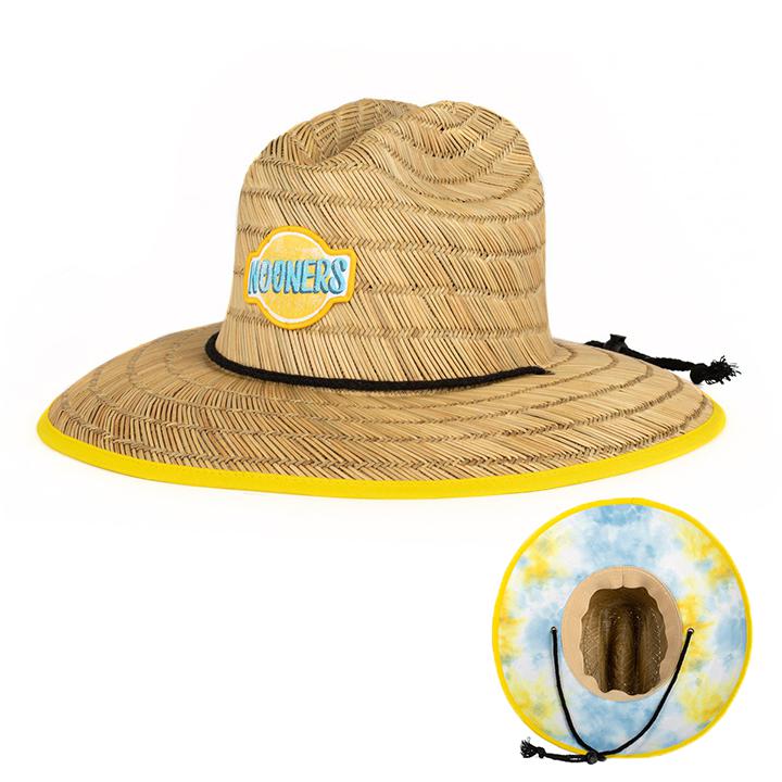 Nooners Straw Lifeguard Hat-Hats-Nooners-Tan-Barstool Sports