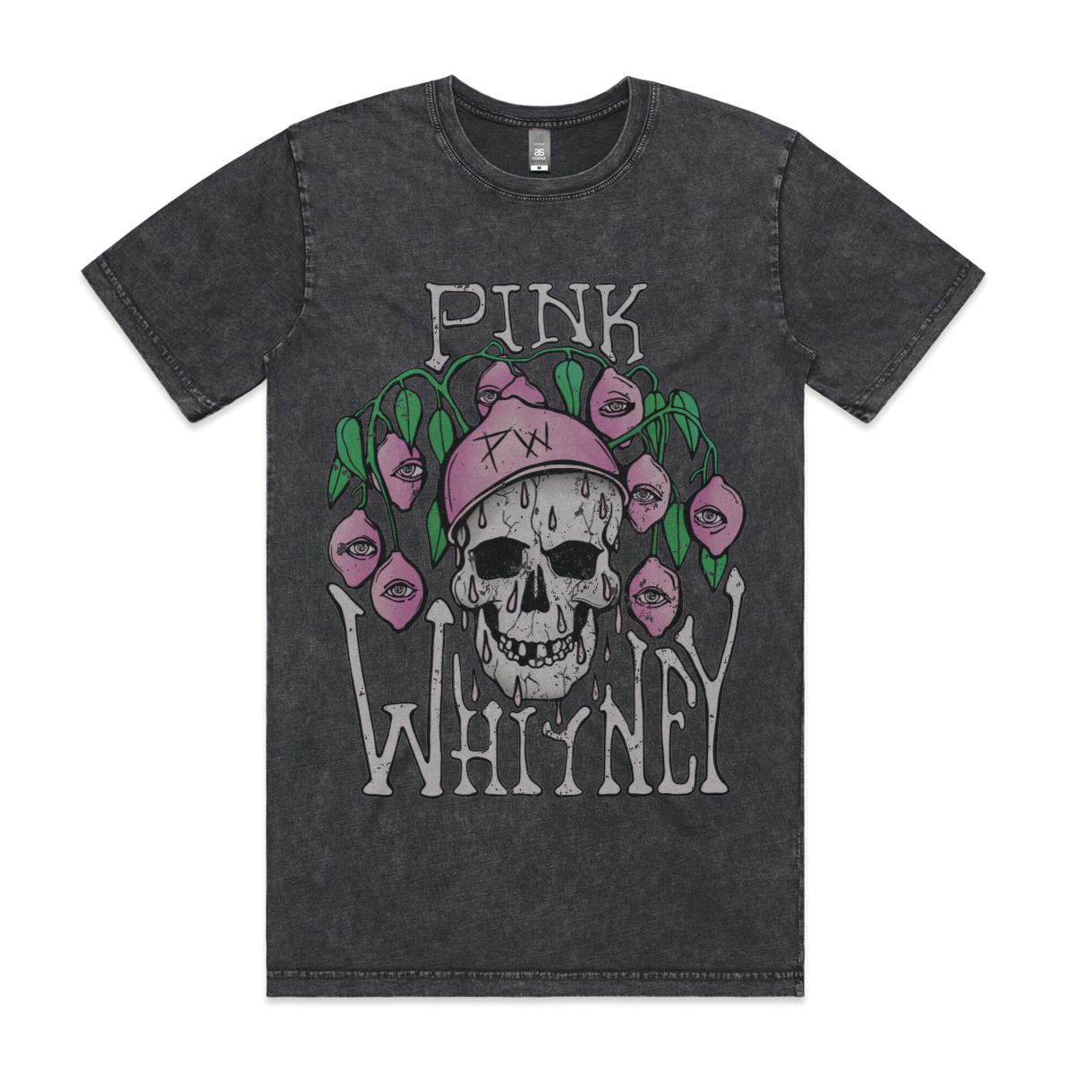Pink Whitney Skeleton Stone Wash Tee-T-Shirts-Pink Whitney-Barstool Sports