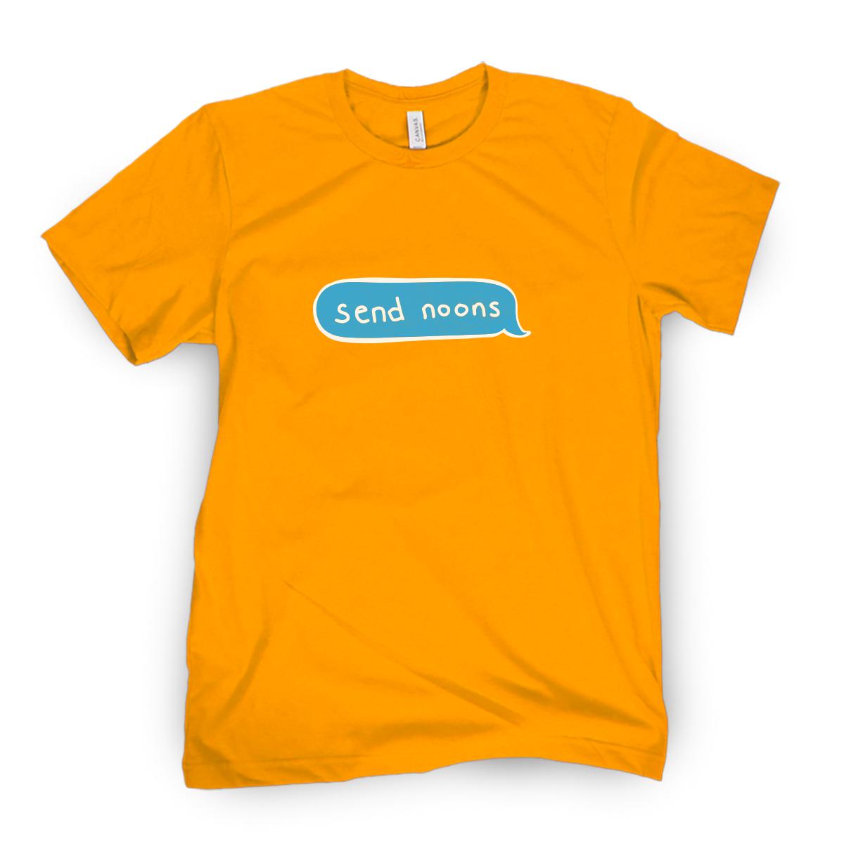 Send Noons Tee-T-Shirts-Nooners-Yellow-S-Barstool Sports