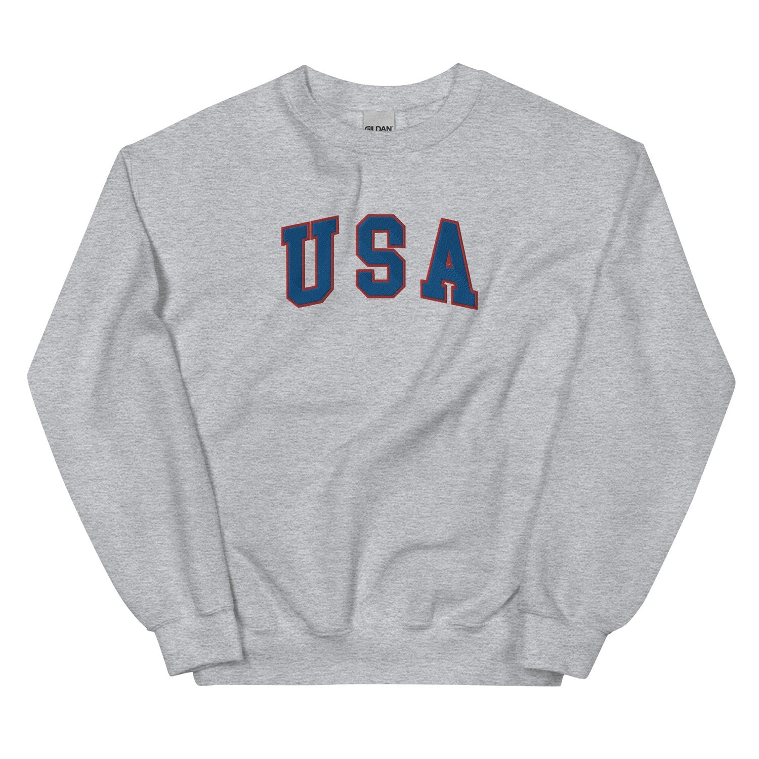 USA Embroidered Crewneck - Barstool Sports Crewnecks & Merch