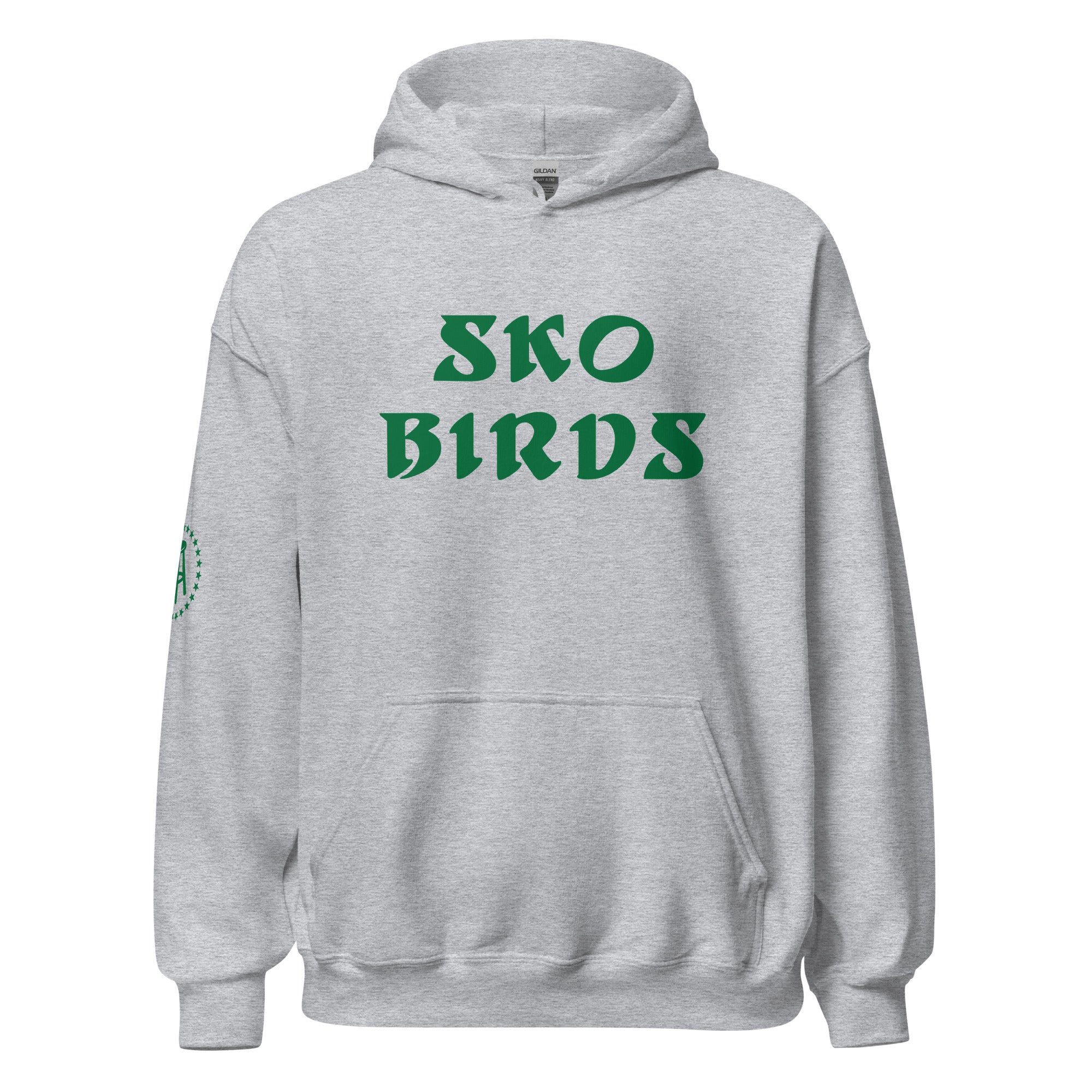 Sko Birds Hoodie-Hoodies & Sweatshirts-Barstool Sports-Grey-S-Barstool Sports
