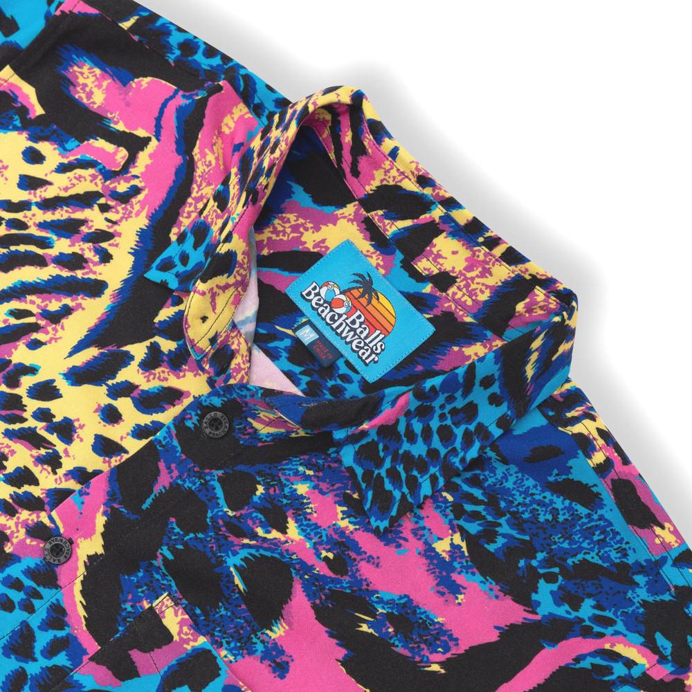 Balls Beachwear Retro Junkie Button Up-T-Shirts-Balls Beachwear-Barstool Sports