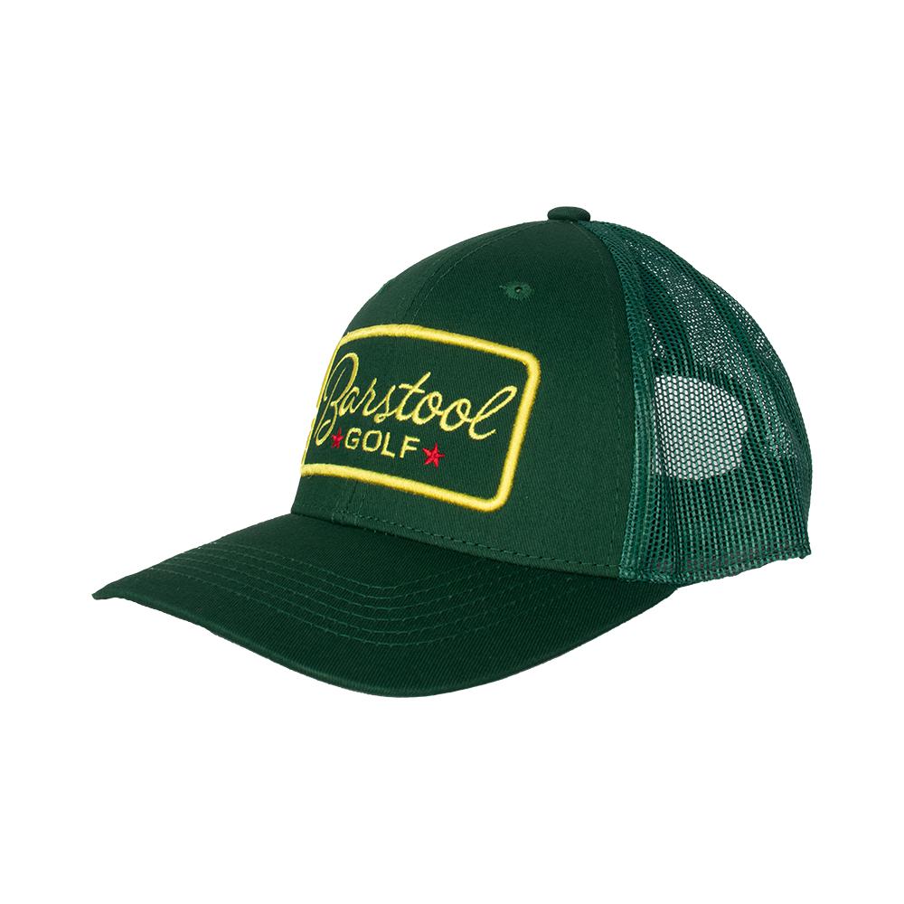 Barstool Golf Trucker Hat II-Hats-Fore Play-Green-Barstool Sports
