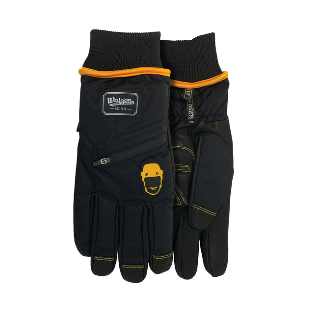 Watson Gloves x Spittin Chiclets Outdoor Rink Winter Gloves-Winter Accessories-Spittin Chiclets-Black-S-Barstool Sports