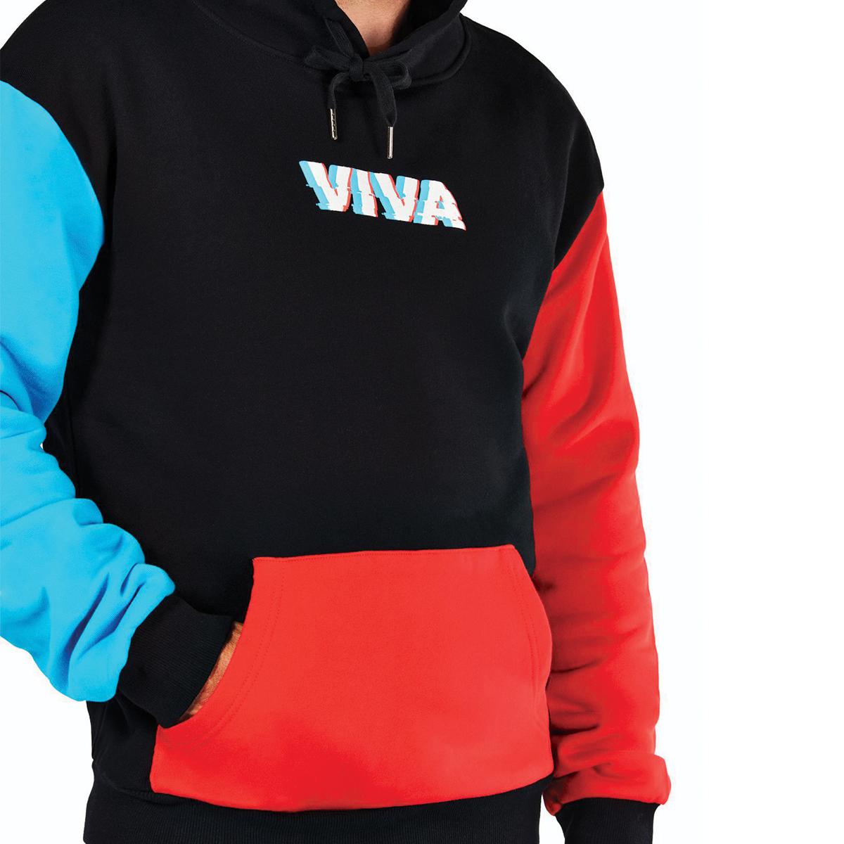 VIVA Tri Color Hoodie-Hoodies & Sweatshirts-KFC Radio-Barstool Sports