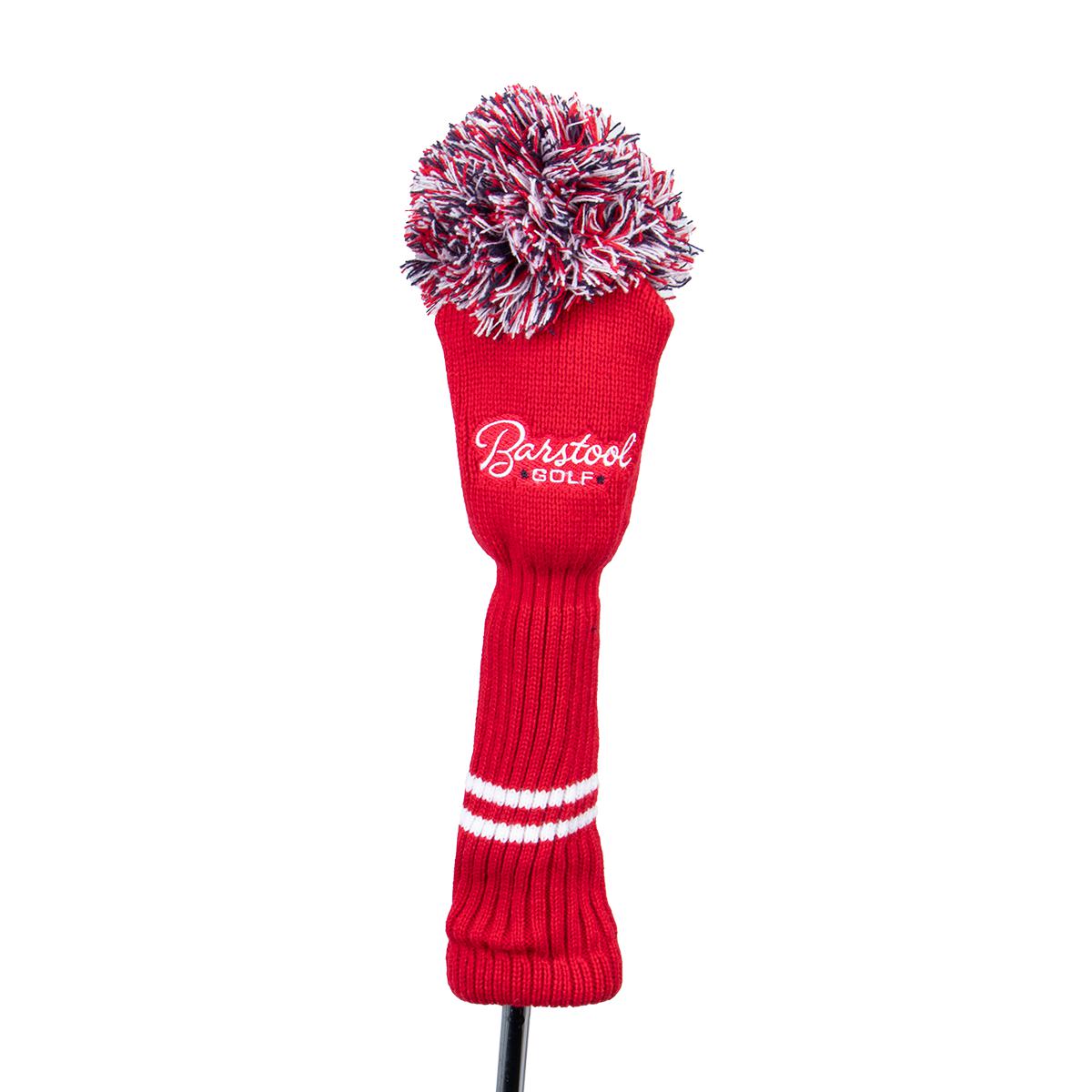 Barstool Golf Knit Driver Cover-Golf Accessories-Fore Play-One Size-Red-Barstool Sports