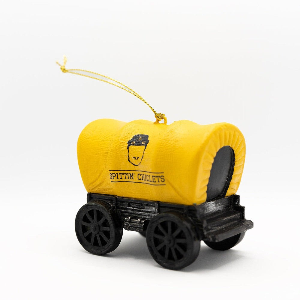 Spittin Chiclets Wagon Ornament-Ornaments-Spittin Chiclets-One Size-Yellow-Barstool Sports