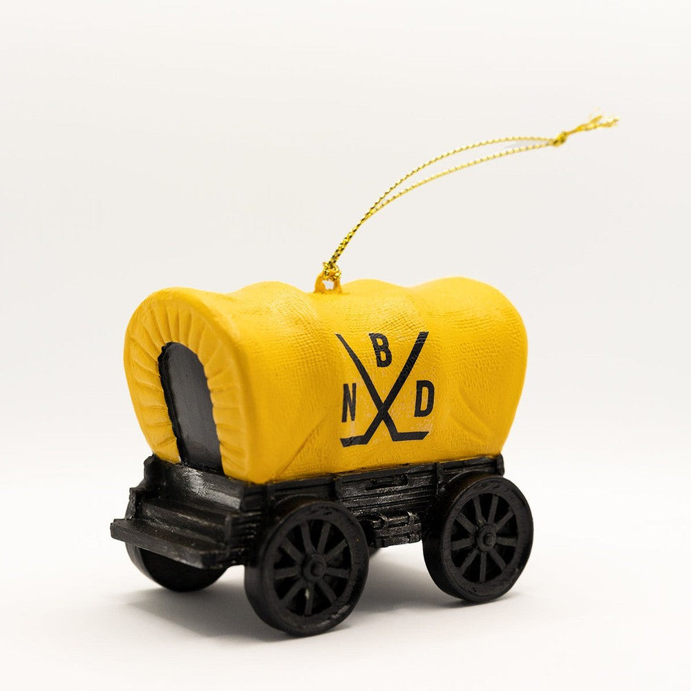 Spittin Chiclets Wagon Ornament-Ornaments-Spittin Chiclets-One Size-Yellow-Barstool Sports