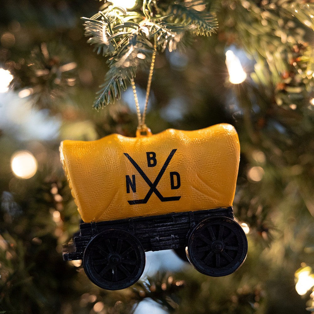 Spittin Chiclets Wagon Ornament-Ornaments-Spittin Chiclets-One Size-Yellow-Barstool Sports