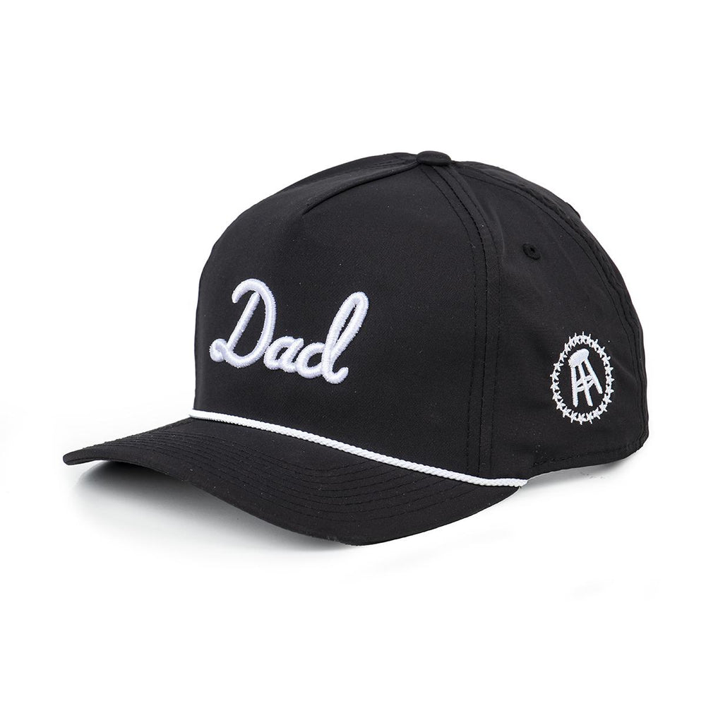 Dad Imperial Rope Hat-Hats-Bussin With The Boys-Black/White-One Size-Barstool Sports