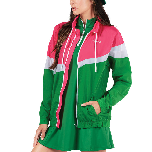 Barstool Golf Women's Windbreaker Jacket-Jackets-Fore Play-Barstool Sports