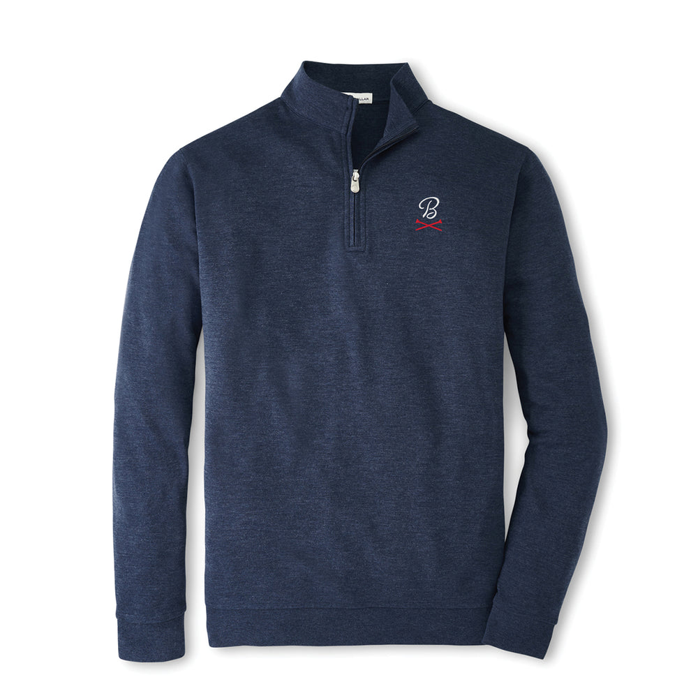 Peter Millar x Barstool Golf Tees Perth Performance Quarter Zip-Pullovers-Fore Play-Navy-S-Barstool Sports