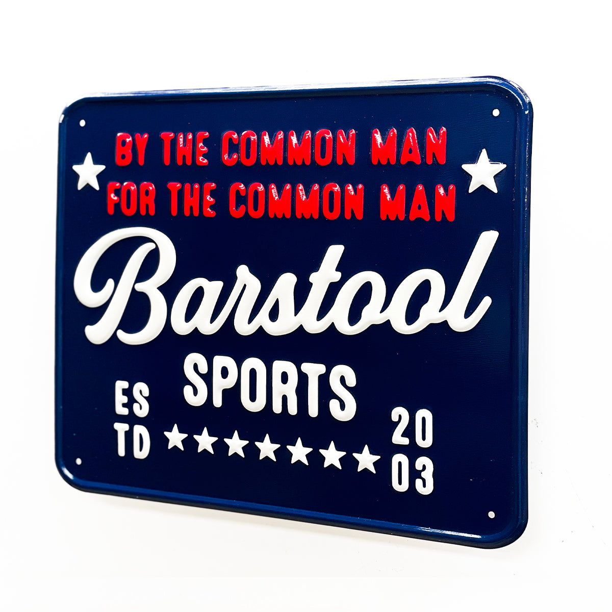 Common Man Bar Sign-Accessories-Barstool Sports-Navy-One Size-Barstool Sports