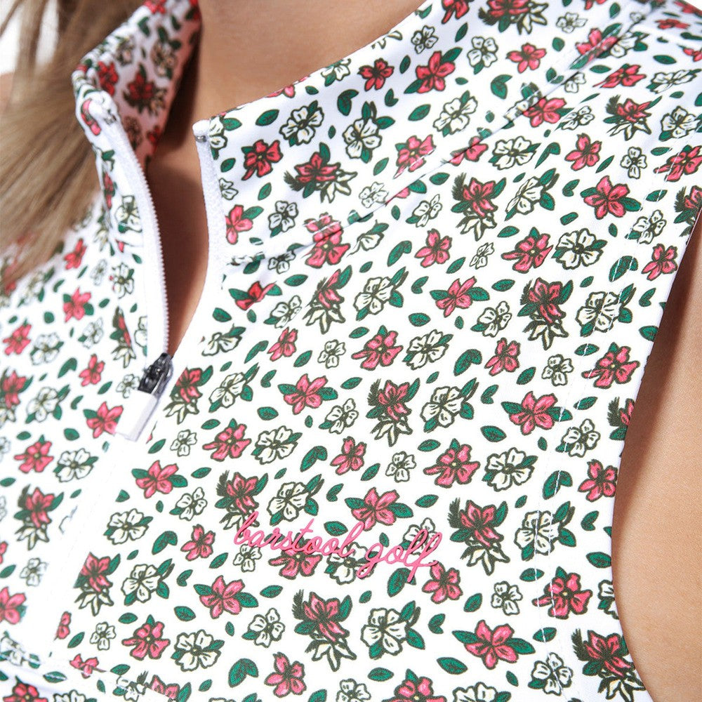 Barstool Golf Women's Floral Sleeveless Top-T-Shirts-Fore Play-Barstool Sports