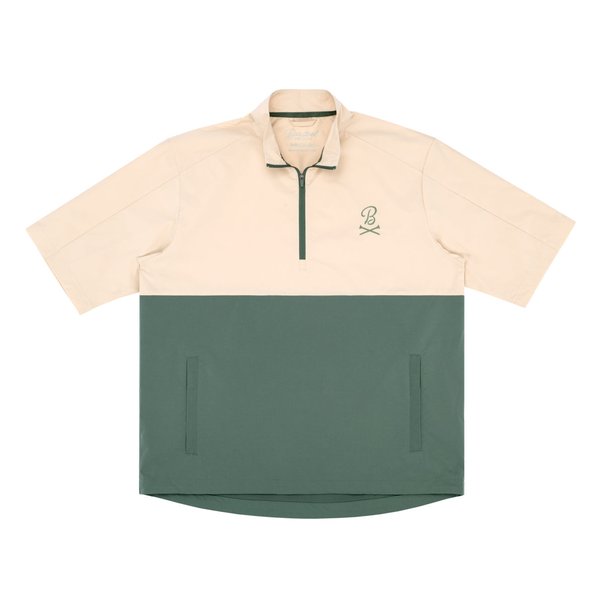 Barstool Golf Crossed Tees Short Sleeve Windbreaker-Jackets-Fore Play-Green-S-Barstool Sports