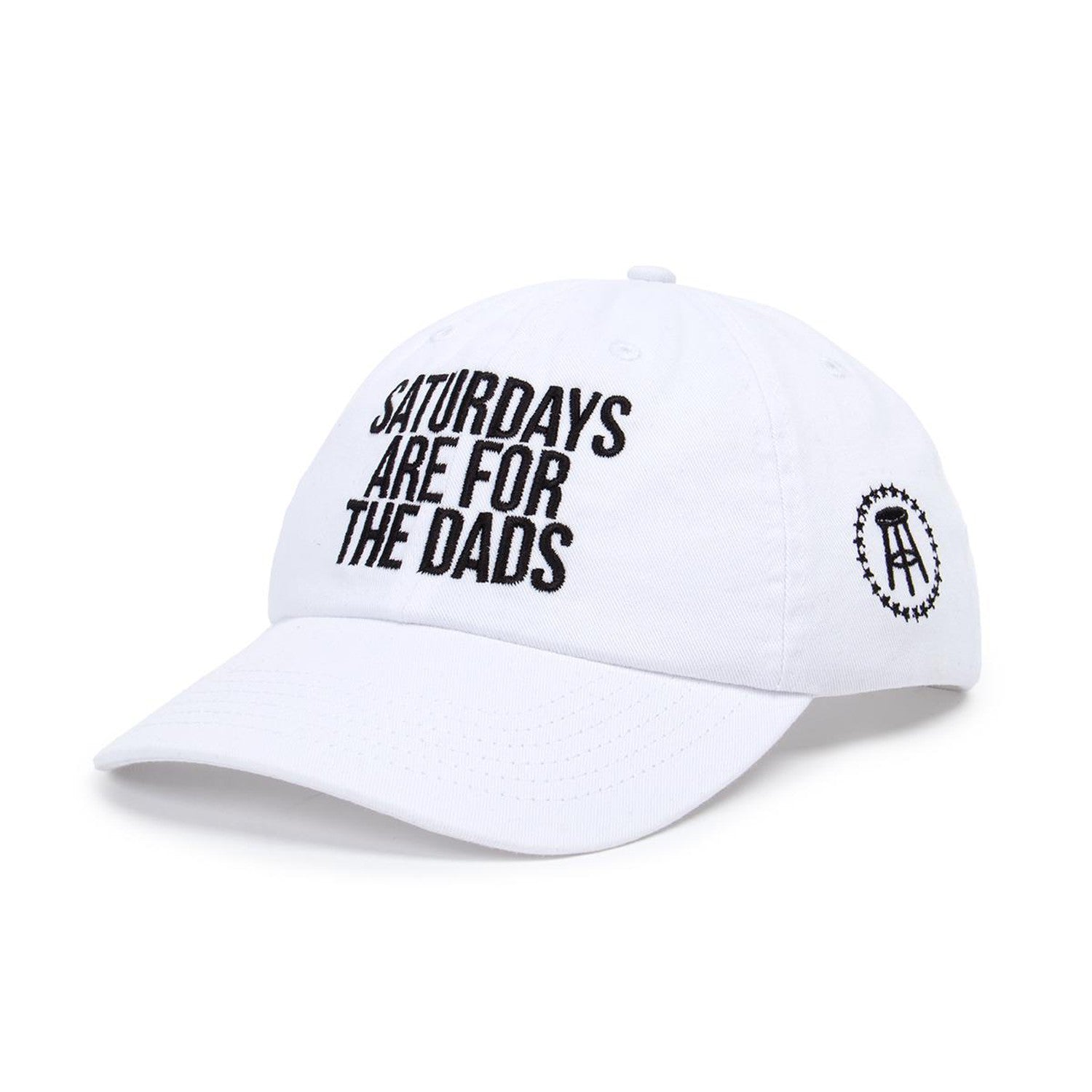 Saturdays Are For The Dads Dad Hat-Hats-SAFTB-White-Barstool Sports
