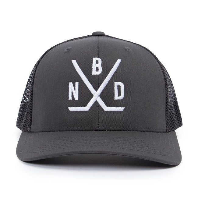 NBD x Spittin Chiclets Mesh Trucker Hat-Hats-Spittin Chiclets-Grey-One Size-Barstool Sports