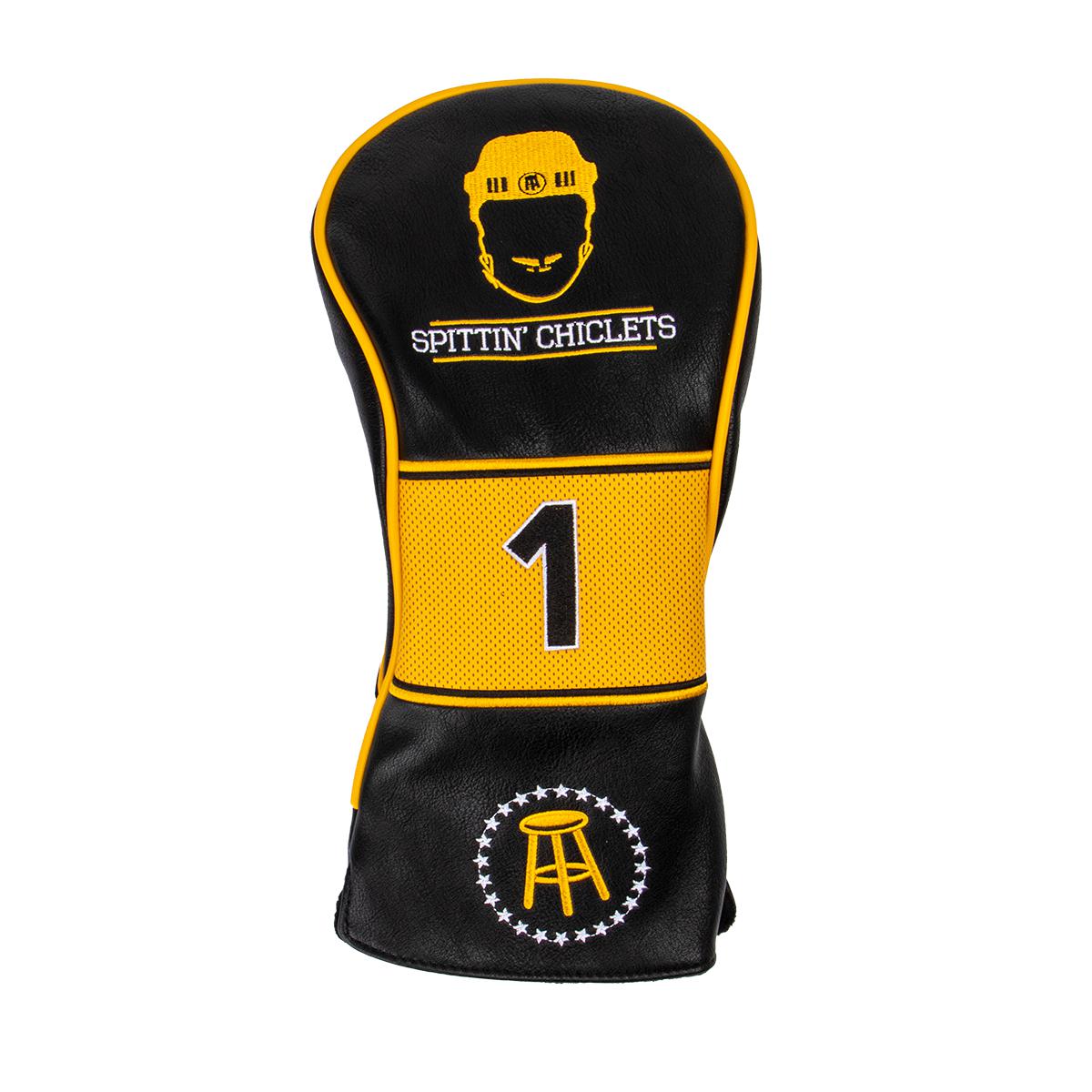 Spittin Chiclets Driver Headcover-Golf Accessories-Spittin Chiclets-Black-One Size-Barstool Sports
