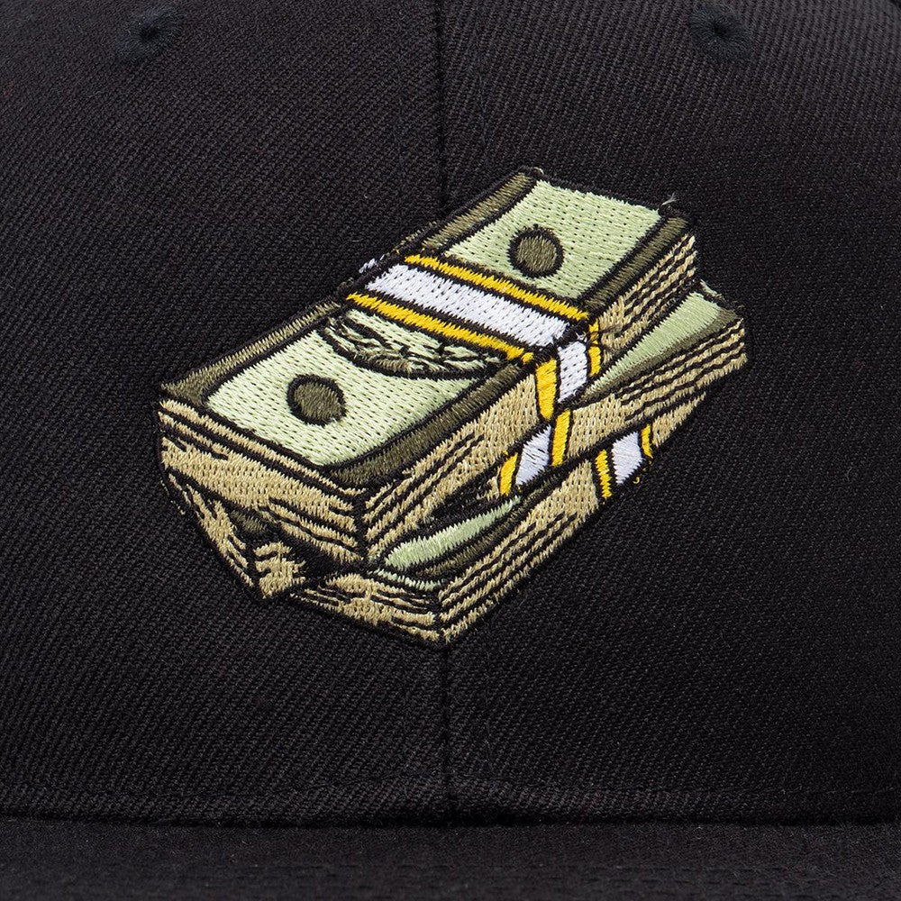 Stacks Snapback Hat-Hats-Million Dollaz Worth of Game-Black-One Size-Barstool Sports