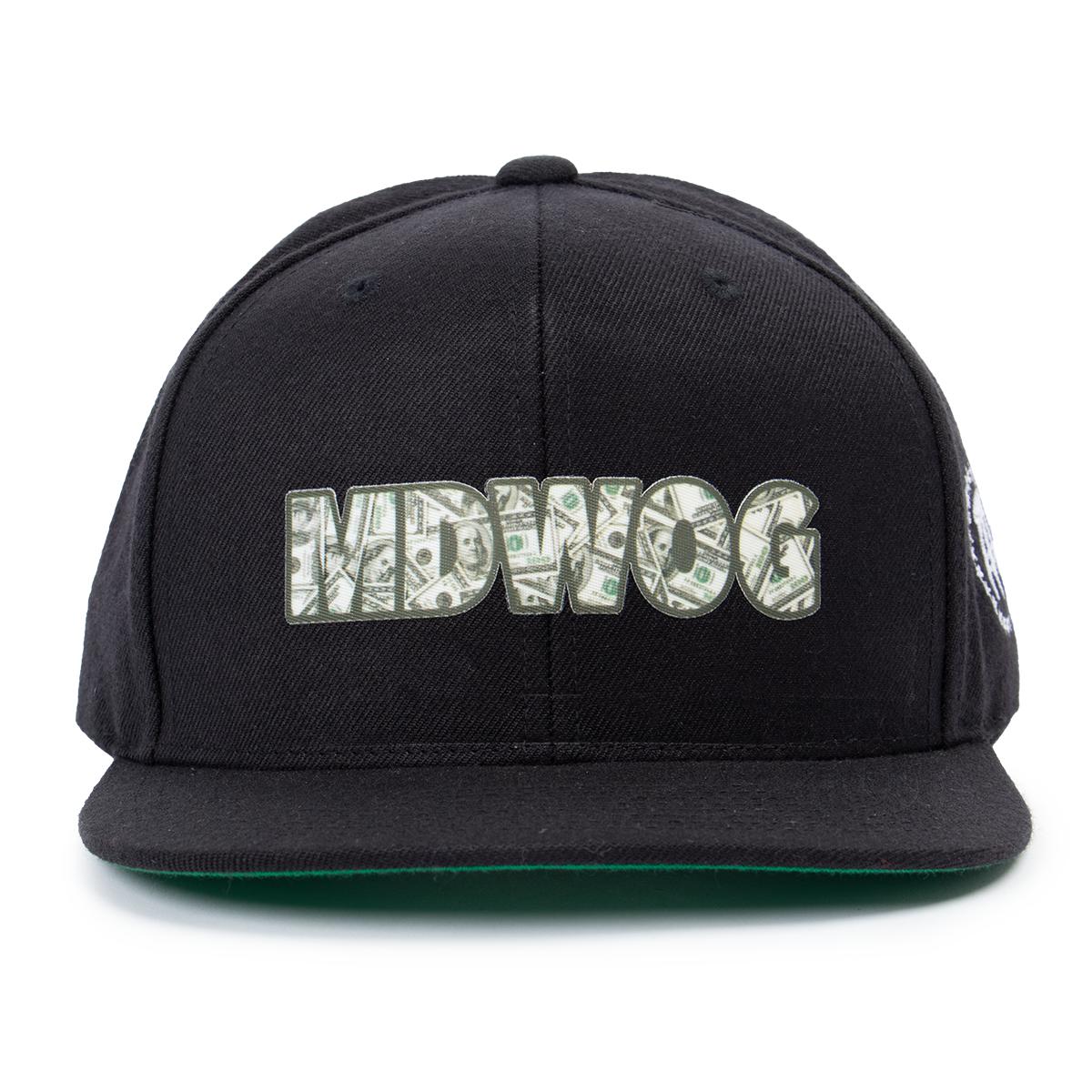 MDWOG Money Snapback Hat-Hats-Million Dollaz Worth of Game-Black-One Size-Barstool Sports