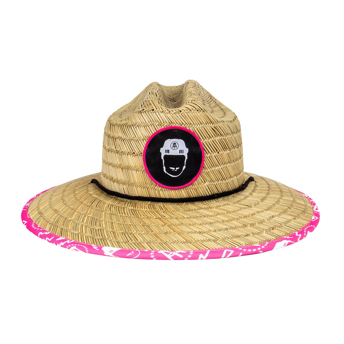 Pink Whitney Straw Lifeguard Hat-Hats-Pink Whitney-Tan-Barstool Sports