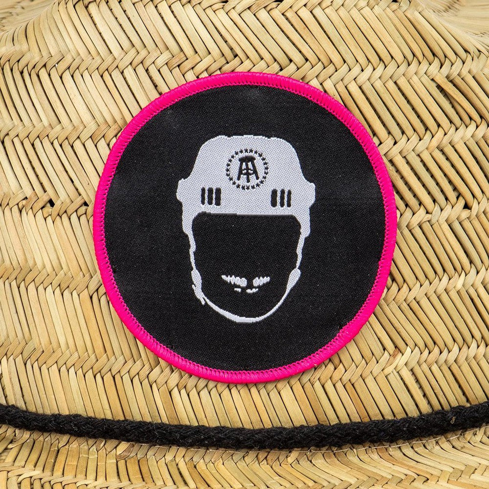 Pink Whitney Straw Lifeguard Hat-Hats-Pink Whitney-Tan-Barstool Sports