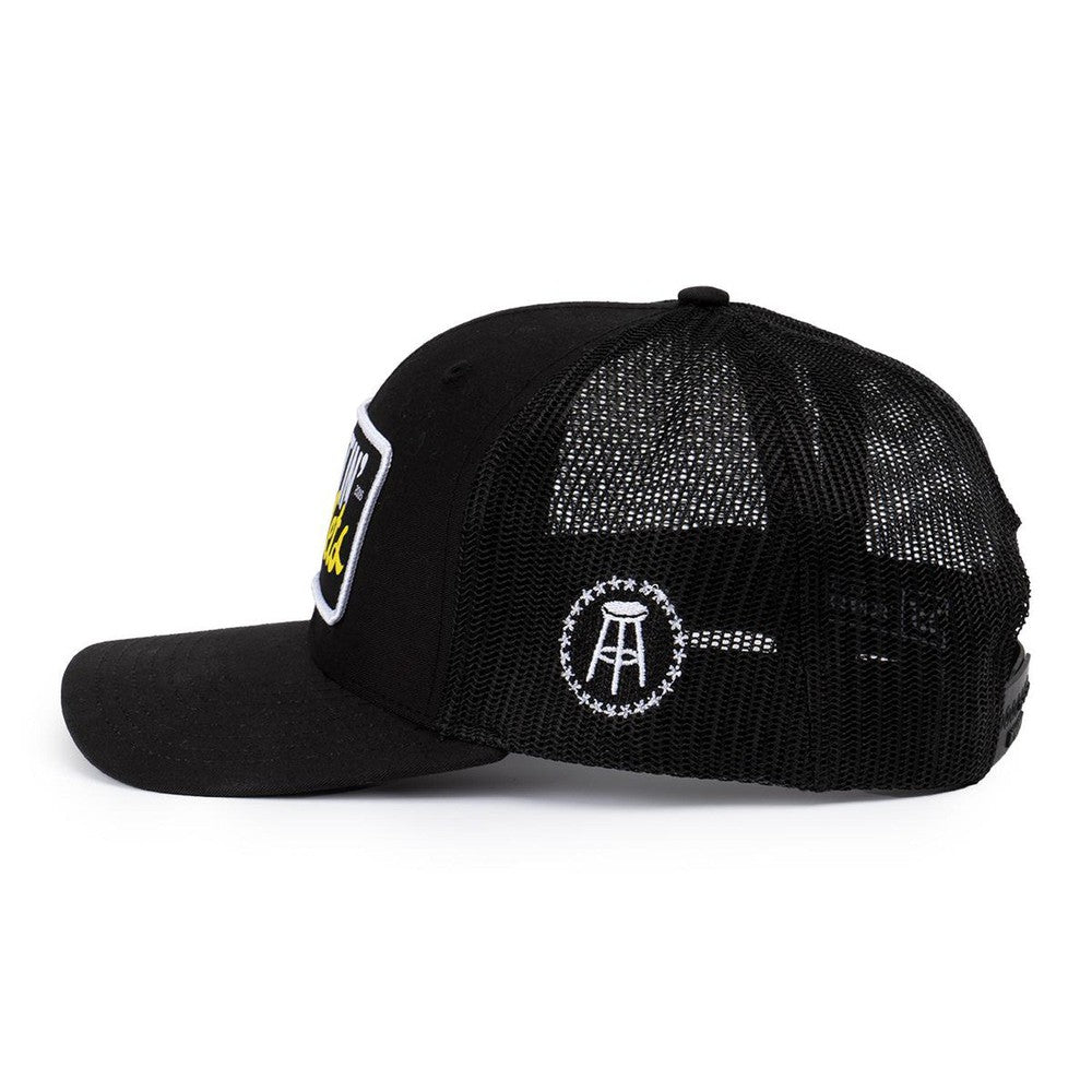 Spittin Chiclets Patch Trucker Hat II-Hats-Spittin Chiclets-Black-One Size-Barstool Sports