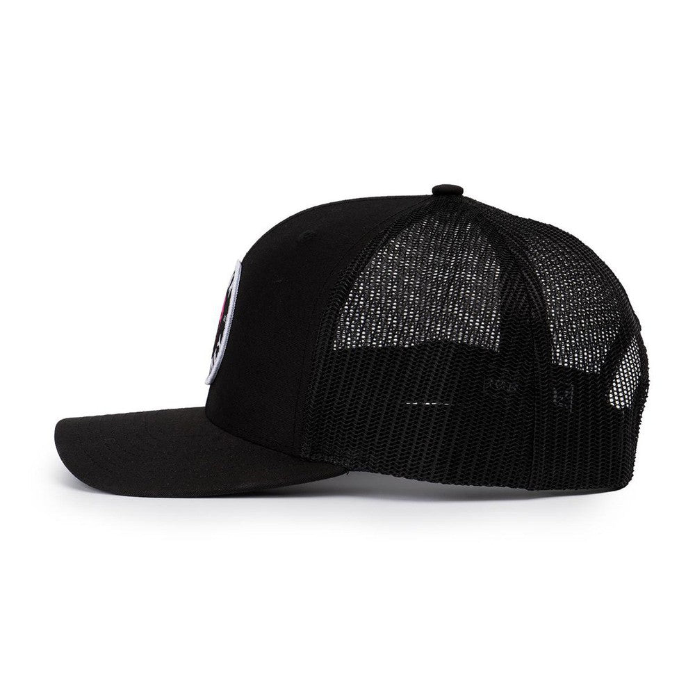Pink Whitney Patch Trucker Hat-Hats-Pink Whitney-Black-One Size-Barstool Sports