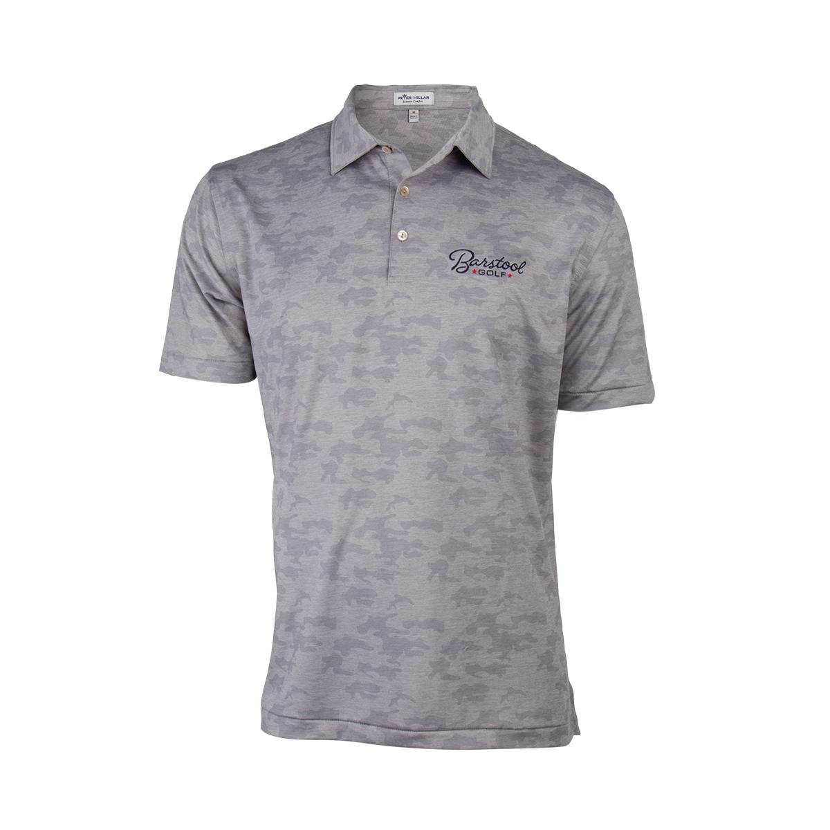 Peter Millar x Barstool Golf Carter Performance Jersey Polo-Polos-Fore Play-S-Grey-Barstool Sports