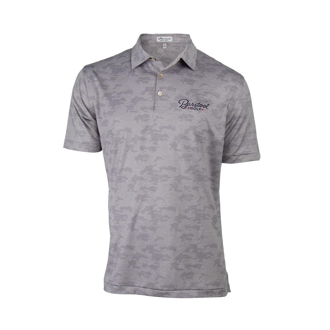 Peter Millar x Barstool Golf Carter Performance Jersey Polo-Polos-Fore Play-Grey-S-Barstool Sports