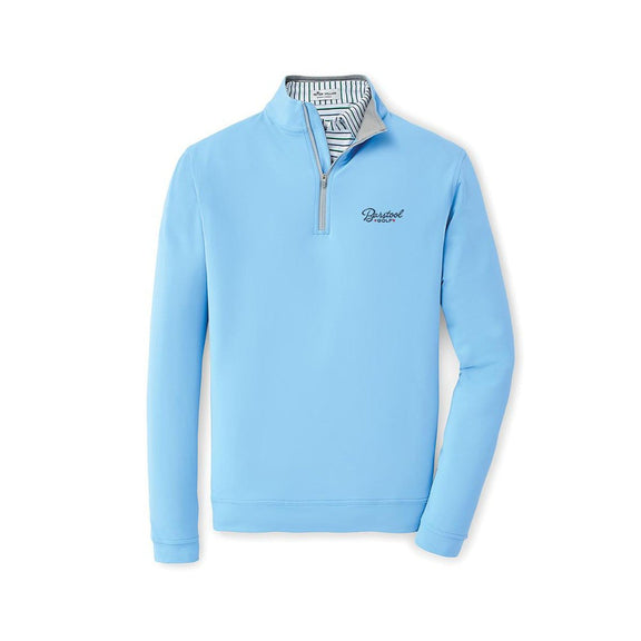 Peter Millar x Barstool Golf Perth Solid Performance Quarter-Zip-Pullovers-Fore Play-Barstool Sports