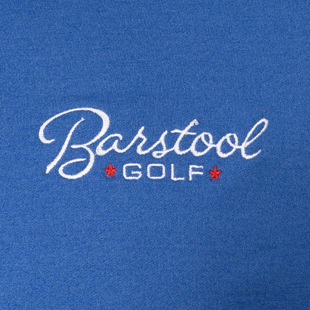 Peter Millar x Barstool Golf Perth Performance Mélange Quarter-Zip II-Pullovers-Fore Play-Barstool Sports