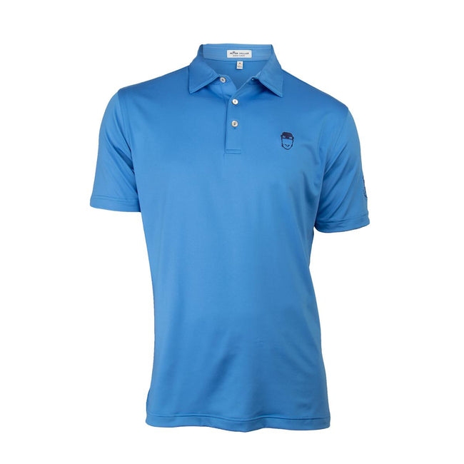 Peter Millar x Spittin Chiclets Solid Performance Polo II-Polos-Spittin Chiclets-Light Blue-S-Barstool Sports